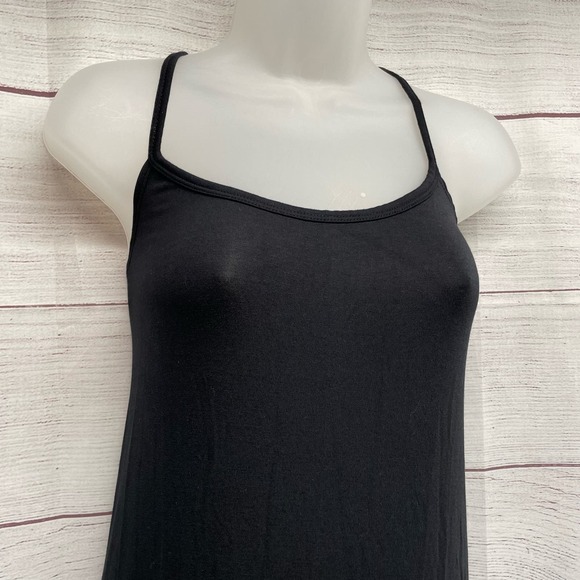 Fabletics Black Neema Maxi Hustle & Bustle Halter Dress Size L - Picture 4 of 12